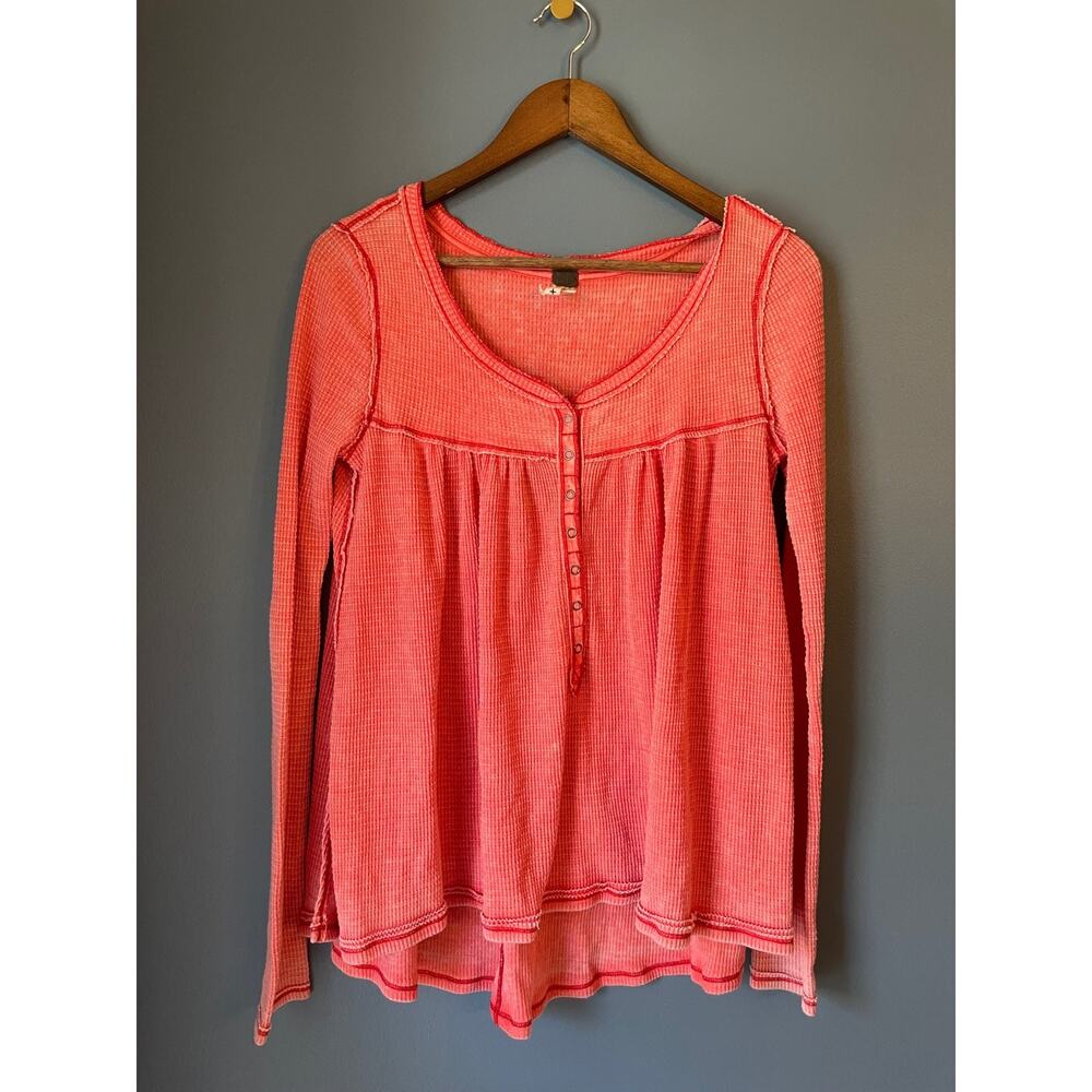Free People Kai Henley Thermal Oversized‎ Top